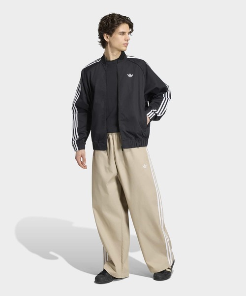 adidas(アディダス)の「SST アディカラー クラシック コットン ツイル トラックトップ / ジャージ / トラックジャケット / アディダスオリジナルス adidas Originals(ジャージ・メンズ・ブラック・SMALL/X-LARGE/X-SMALL/XX-LARGE/LARGE/3XL/MEDIUM)」の5枚目の写真