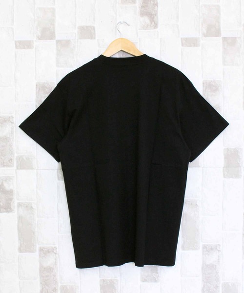 Carhartt WIP(カーハートダブリューアイピー)の「WIP ポケットハート ワンポイント 半袖Tシャツ S/S Pocket Heart T-Shirt(Tシャツ/カットソー・メンズ・ホワイト×レッド/ブラック×ブラック・XL/L/M)」の8枚目の写真