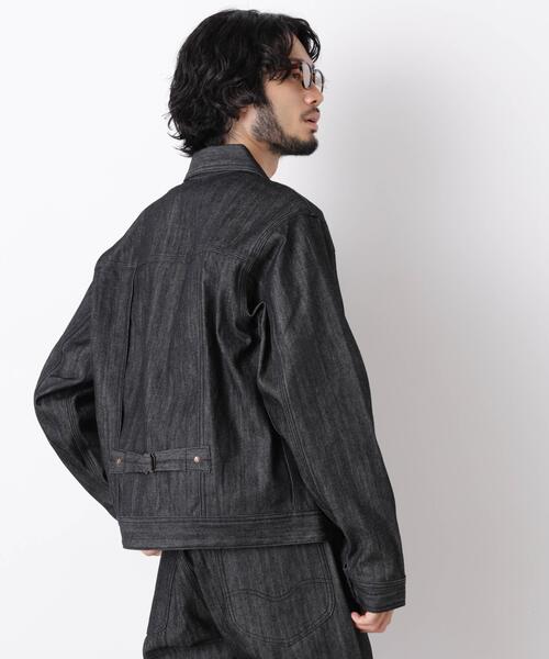 Lee(リー)の「Lee/別注 COW BOY JACKET(セットアップ可)(デニムジャケット・メンズ・ブラック/インディゴブルー・L/S/M)」の3枚目の写真