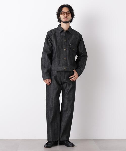 Lee(リー)の「Lee/別注 COW BOY JACKET(セットアップ可)(デニムジャケット・メンズ・ブラック/インディゴブルー・L/S/M)」の4枚目の写真