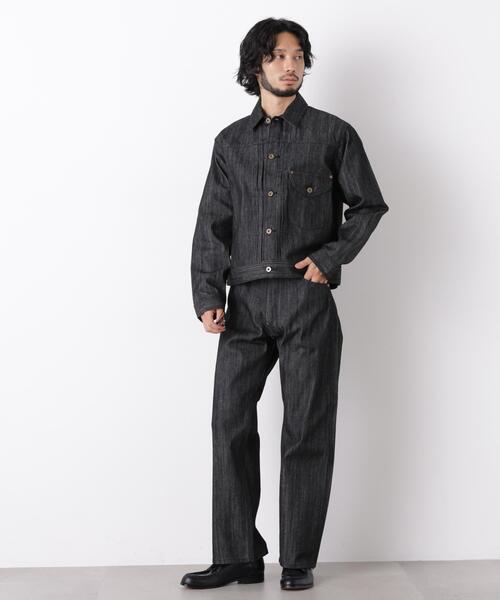 Lee(リー)の「Lee/別注 COW BOY JACKET(セットアップ可)(デニムジャケット・メンズ・ブラック/インディゴブルー・L/S/M)」の6枚目の写真