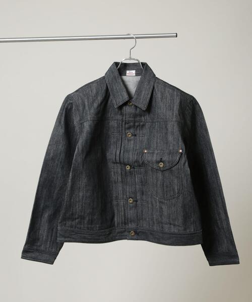Lee(リー)の「Lee/別注 COW BOY JACKET(セットアップ可)(デニムジャケット・メンズ・ブラック/インディゴブルー・L/S/M)」の8枚目の写真