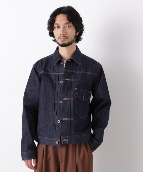 Lee(リー)の「Lee/別注 COW BOY JACKET(セットアップ可)(デニムジャケット・メンズ・ブラック/インディゴブルー・L/S/M)」の9枚目の写真