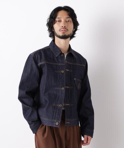 Lee(リー)の「Lee/別注 COW BOY JACKET(セットアップ可)(デニムジャケット・メンズ・ブラック/インディゴブルー・L/S/M)」の10枚目の写真