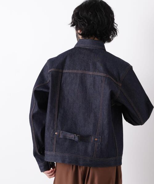 Lee(リー)の「Lee/別注 COW BOY JACKET(セットアップ可)(デニムジャケット・メンズ・ブラック/インディゴブルー・L/S/M)」の11枚目の写真