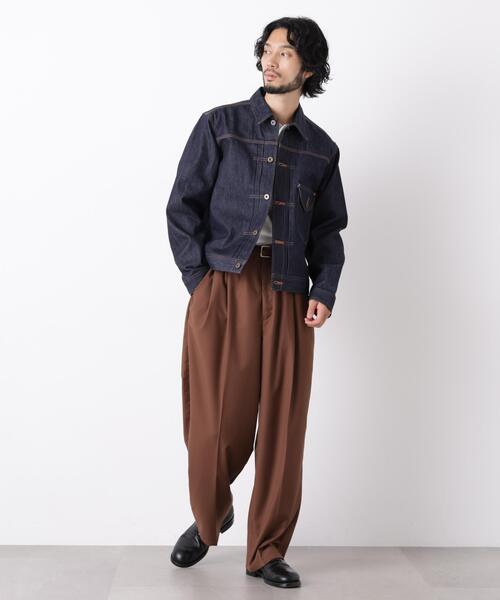 Lee(リー)の「Lee/別注 COW BOY JACKET(セットアップ可)(デニムジャケット・メンズ・ブラック/インディゴブルー・L/S/M)」の12枚目の写真