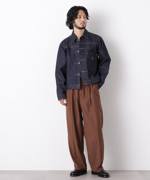 Lee(リー)の「Lee/別注 COW BOY JACKET(セットアップ可)(デニムジャケット・メンズ・ブラック/インディゴブルー・L/S/M)」の13枚目の写真