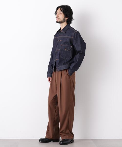 Lee(リー)の「Lee/別注 COW BOY JACKET(セットアップ可)(デニムジャケット・メンズ・ブラック/インディゴブルー・L/S/M)」の14枚目の写真