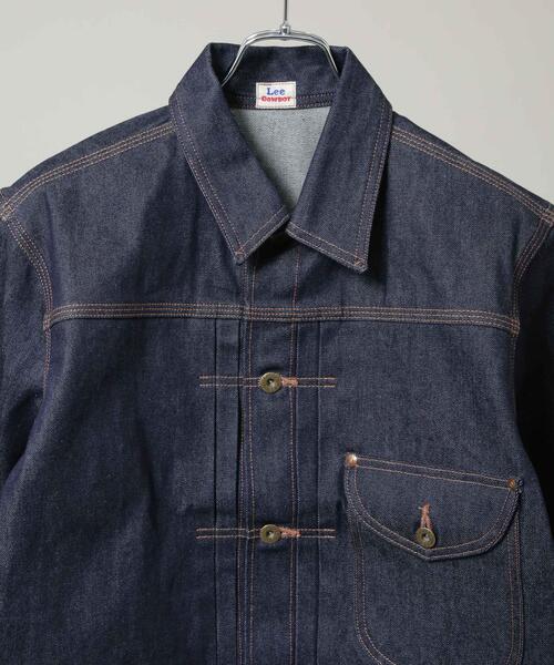Lee(リー)の「Lee/別注 COW BOY JACKET(セットアップ可)(デニムジャケット・メンズ・ブラック/インディゴブルー・L/S/M)」の18枚目の写真