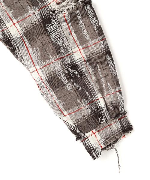 DANKE SCHON(ダンケシェーン)の「DankeSchon/ダンケシェーン/DAMAGE CHECK SHIRTS(シャツ/ブラウス・メンズ・レッド/ブルー/ブラック系その他・M/L)」の12枚目の写真