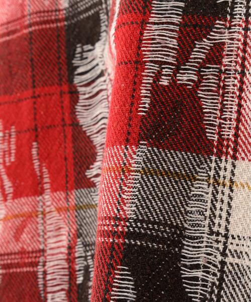 DANKE SCHON(ダンケシェーン)の「DankeSchon/ダンケシェーン/DAMAGE CHECK SHIRTS(シャツ/ブラウス・メンズ・レッド/ブルー/ブラック系その他・M/L)」の20枚目の写真