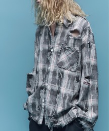 DankeSchon/ダンケシェーン/DAMAGE CHECK SHIRTS