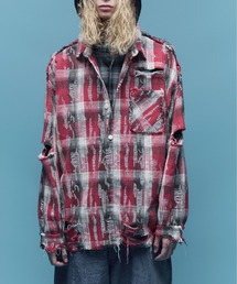 DankeSchon/ダンケシェーン/DAMAGE CHECK SHIRTS