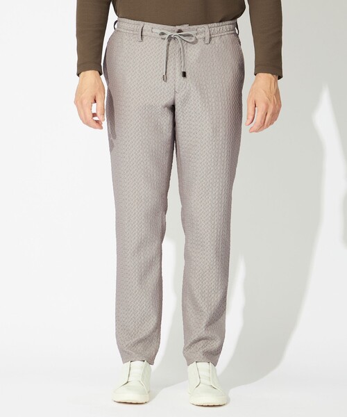 EPOCA UOMO(エポカウォモ)の「凹凸ジャカードパンツ(その他パンツ・メンズ・ライトグレー/ダークネイビー・48/46)」の5枚目の写真