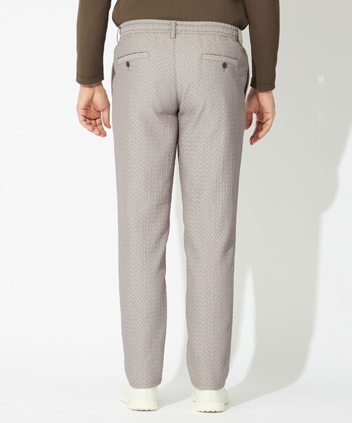EPOCA UOMO(エポカウォモ)の「凹凸ジャカードパンツ(その他パンツ・メンズ・ライトグレー/ダークネイビー・48/46)」の7枚目の写真