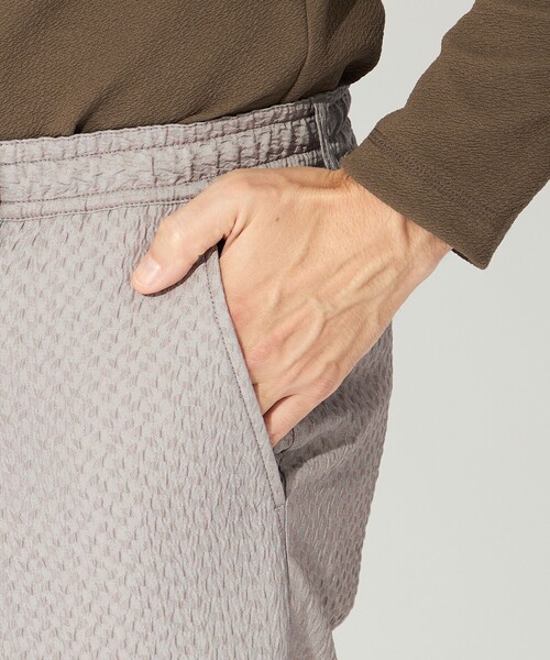 EPOCA UOMO(エポカウォモ)の「凹凸ジャカードパンツ(その他パンツ・メンズ・ライトグレー/ダークネイビー・48/46)」の9枚目の写真
