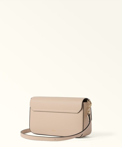 FURLA(フルラ)の「フルラ イリデ (Furla Iride) クロスボディバッグ(ショルダーバッグ・レディース・ライトベージュ/チョコ・ONE SIZE)」の6枚目の写真