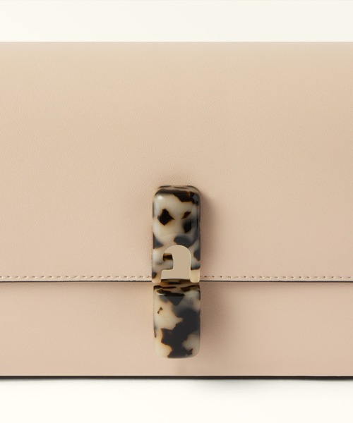 FURLA(フルラ)の「フルラ イリデ (Furla Iride) クロスボディバッグ(ショルダーバッグ・レディース・ライトベージュ/チョコ・ONE SIZE)」の7枚目の写真