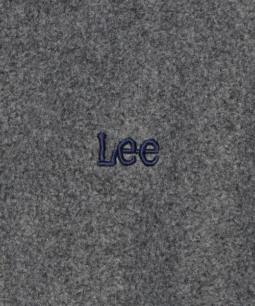 Lee(リー)の「【WEB限定】Lee / フリース トラック ジャケット(ブルゾン・レディース・チャコールグレー/ネイビー・SMALL)」の5枚目の写真