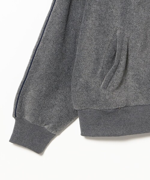 Lee(リー)の「【WEB限定】Lee / フリース トラック ジャケット(ブルゾン・レディース・チャコールグレー/ネイビー・SMALL)」の6枚目の写真
