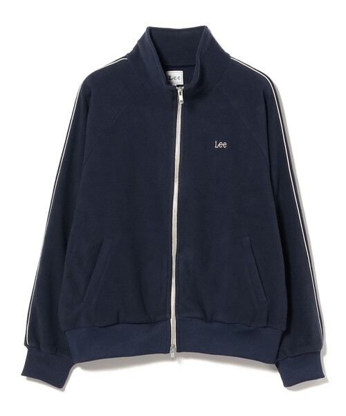 Lee(リー)の「【WEB限定】Lee / フリース トラック ジャケット(ブルゾン・レディース・チャコールグレー/ネイビー・SMALL)」の11枚目の写真