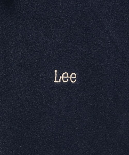 Lee(リー)の「【WEB限定】Lee / フリース トラック ジャケット(ブルゾン・レディース・チャコールグレー/ネイビー・SMALL)」の12枚目の写真