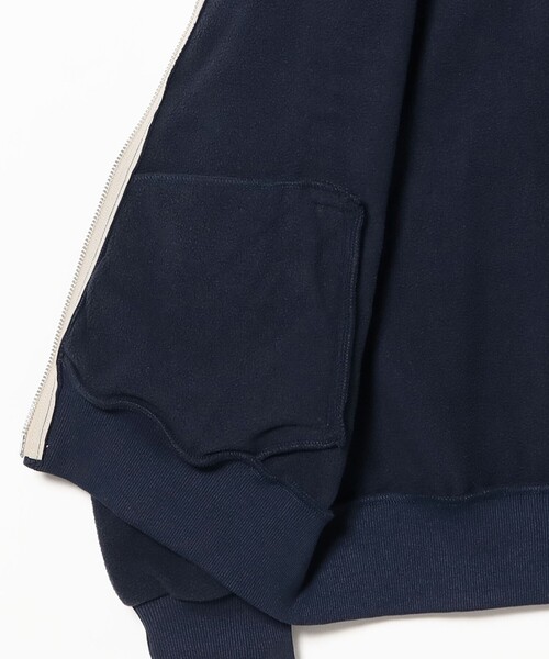 Lee(リー)の「【WEB限定】Lee / フリース トラック ジャケット(ブルゾン・レディース・チャコールグレー/ネイビー・SMALL)」の13枚目の写真