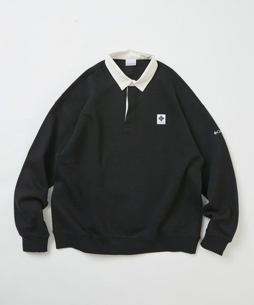 Columbia(コロンビア)の「限定展開 Columbia×FREAK'S STORE 別注 インペリアルパーク ワンポイントロゴ ラグビーシャツ(Tシャツ/カットソー・メンズ・ネイビー/グレー/ブラック/チャコールグレー/ベージュ・X-LARGE/SMALL/LARGE/MEDIUM)」の8枚目の写真