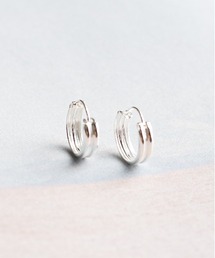 【es】silver925 プレーンデザインピアス