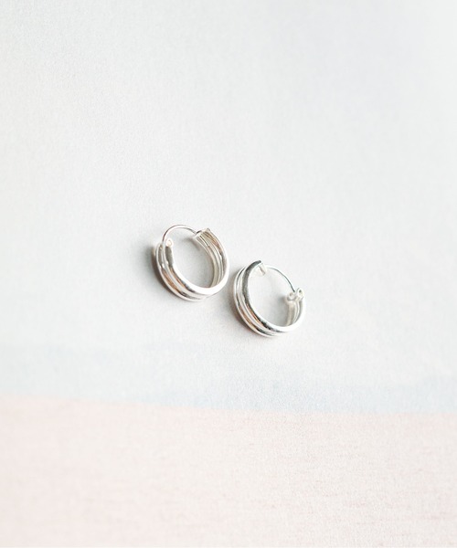 Chick（チック）の「【es】silver925 プレーンデザインピアス（ピアス（両耳用）・メンズ・その他/その他1・X-LARGE/LARGE/MEDIUM/SMALL/XX-LARGE）」の7枚目の写真