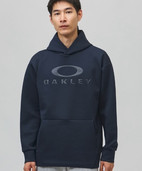 OAKLEY（オークリー）の「オークリー OAKLEY ENHANCE QD FLEECE HOODIE EVO 5.7（パーカー・メンズ・グレー/アーミー/ネイビー/ブラック・L/LL/3L/S/M）」の4枚目の写真