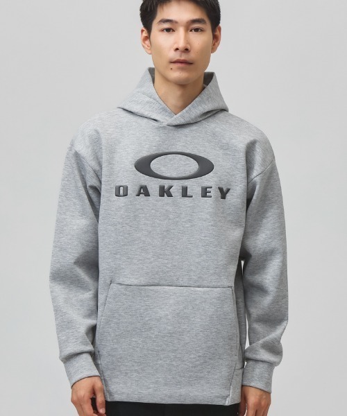 OAKLEY（オークリー）の「オークリー OAKLEY ENHANCE QD FLEECE HOODIE EVO 5.7（パーカー・メンズ・グレー/アーミー/ネイビー/ブラック・L/LL/3L/S/M）」の3枚目の写真