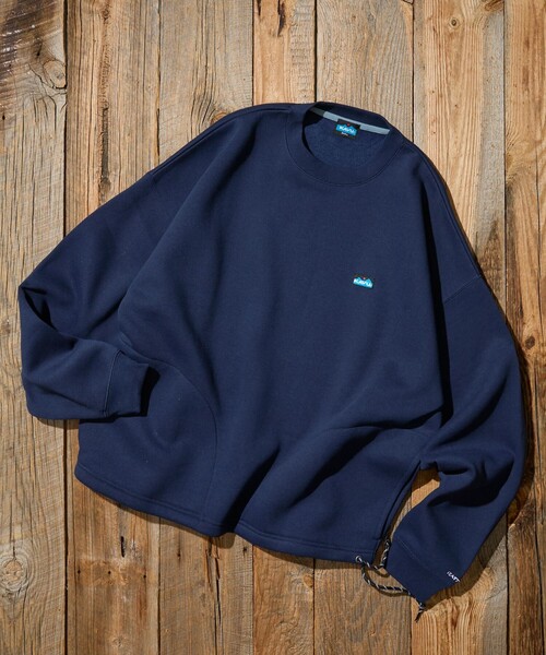 KAVU(カブー)の「KAVU/カブー 限定展開 KAVU×FREAK'S STORE / カブ― 別注 スピンドル クルーネック スウェット(スウェット・メンズ・グレイッシュベージュ/ネイビー/ブラック/アッシュグレー・SMALL/MEDIUM/LARGE)」の15枚目の写真