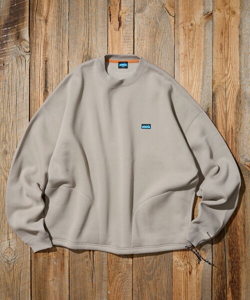 KAVU(カブー)の「KAVU/カブー 限定展開 KAVU×FREAK'S STORE / カブ― 別注 スピンドル クルーネック スウェット(スウェット・メンズ・グレイッシュベージュ/ネイビー/ブラック/アッシュグレー・SMALL/MEDIUM/LARGE)」の17枚目の写真