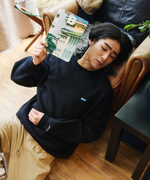 KAVU(カブー)の「KAVU/カブー 限定展開 KAVU×FREAK'S STORE / カブ― 別注 スピンドル クルーネック スウェット(スウェット・メンズ・グレイッシュベージュ/ネイビー/ブラック/アッシュグレー・SMALL/MEDIUM/LARGE)」の21枚目の写真