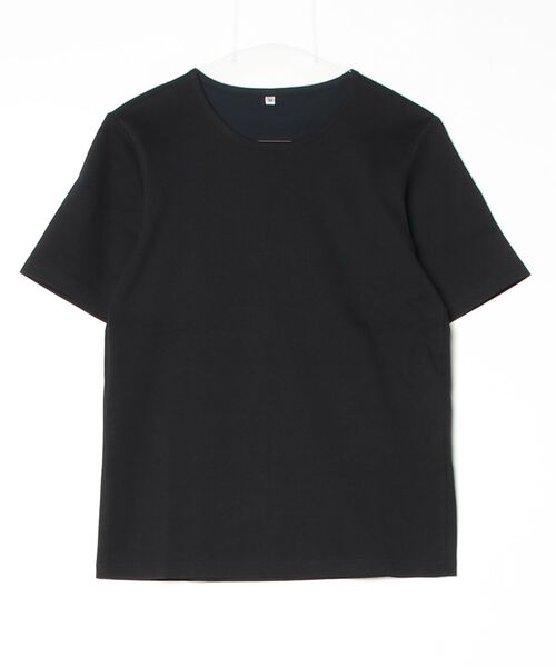 CRAZY FERRET(クレイジーフェレット)の「その他 その他 レディースプレミアムコットン無地半袖Tシャツ(Tシャツ/カットソー・レディース・ネイビー/オフホワイト/ブラック・LARGE/MEDIUM/X-LARGE)」の2枚目の写真