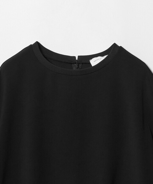 UNITED ARROWS（ユナイテッドアローズ）の「COMFY ７分袖 プルオーバー ブラウス ‐ウォッシャブル 防汚 UVカット‐（シャツ/ブラウス・レディース・ブラック/ダークブラウン・FREE）」の18枚目の写真