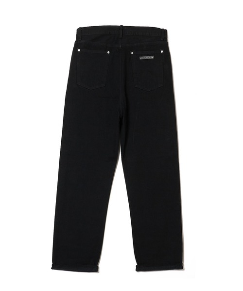 CRIMIE(クライミー)の「BORN FREE WIDE LUXURY SELVEDGE ONE WASH JEANS - BLACK MADE IN JAPAN(デニムパンツ・メンズ・ブラック・XXL/XL/L/M/S)」の4枚目の写真