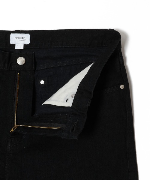 CRIMIE(クライミー)の「BORN FREE WIDE LUXURY SELVEDGE ONE WASH JEANS - BLACK MADE IN JAPAN(デニムパンツ・メンズ・ブラック・XXL/XL/L/M/S)」の5枚目の写真