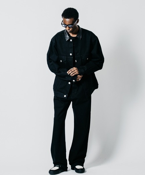CRIMIE(クライミー)の「BORN FREE WIDE LUXURY SELVEDGE ONE WASH JEANS - BLACK MADE IN JAPAN(デニムパンツ・メンズ・ブラック・XXL/XL/L/M/S)」の12枚目の写真