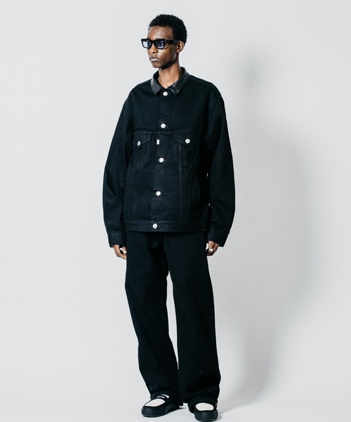 CRIMIE(クライミー)の「BORN FREE WIDE LUXURY SELVEDGE ONE WASH JEANS - BLACK MADE IN JAPAN(デニムパンツ・メンズ・ブラック・XXL/XL/L/M/S)」の13枚目の写真