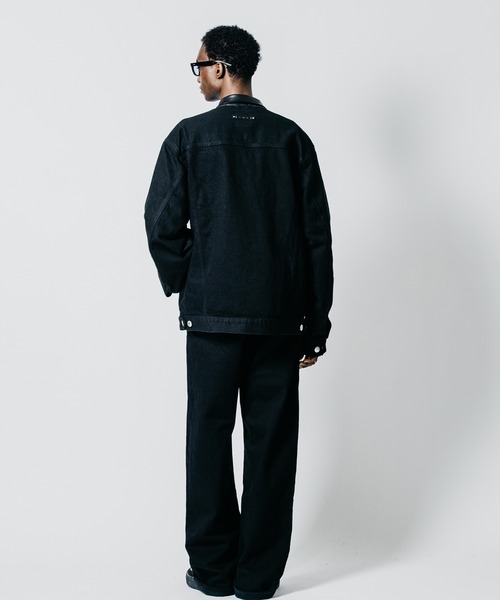 CRIMIE(クライミー)の「BORN FREE WIDE LUXURY SELVEDGE ONE WASH JEANS - BLACK MADE IN JAPAN(デニムパンツ・メンズ・ブラック・XXL/XL/L/M/S)」の15枚目の写真