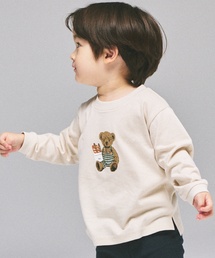 petit main（プティマイン）の「【WEB別注カラーあり】【プティプラ】BOYS長袖Tシャツ（Tシャツ/カットソー）」