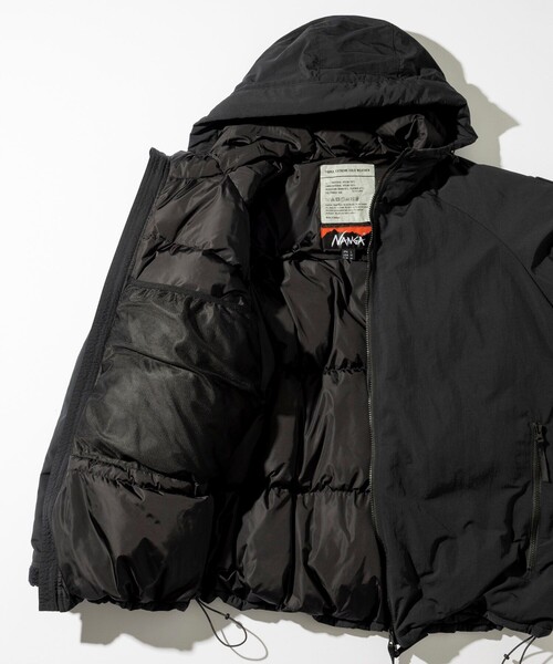 NANGA(ナンガ)の「NANGA/ナンガ SP HOODIE DOWN JACKET/別注 フーディー ダウンジャケット(ダウンジャケット/コート・メンズ・ブラック/オリーブ/グレー・X-LARGE/LARGE/MEDIUM/SMALL)」の14枚目の写真