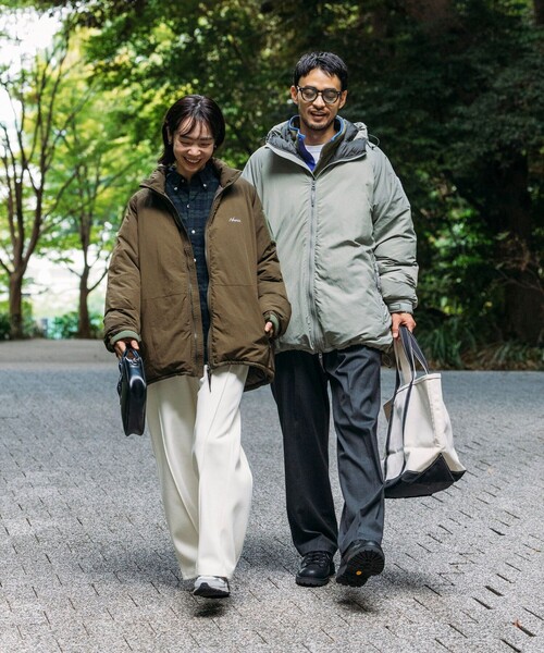 NANGA(ナンガ)の「NANGA/ナンガ SP HOODIE DOWN JACKET/別注 フーディー ダウンジャケット(ダウンジャケット/コート・メンズ・ブラック/オリーブ/グレー・X-LARGE/LARGE/MEDIUM/SMALL)」の11枚目の写真