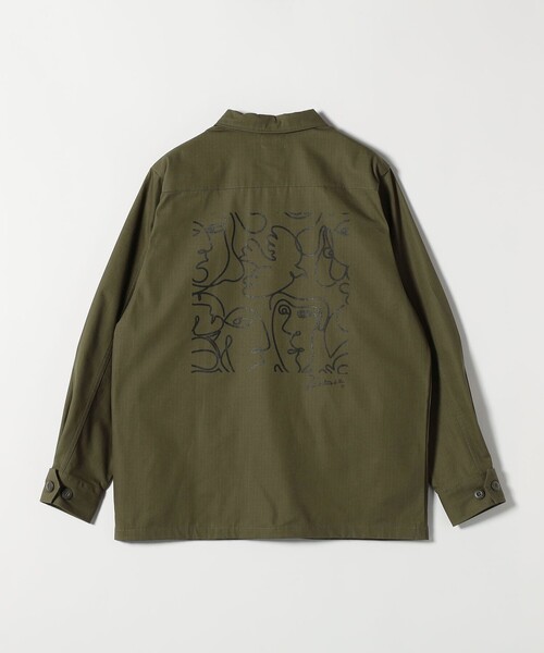 SHIPS any(シップス エニィ)の「BALMYDAYS: ミリタリー ジャケット(ミリタリージャケット・レディース・ブラック/オリーブ・ONE SIZE)」の3枚目の写真