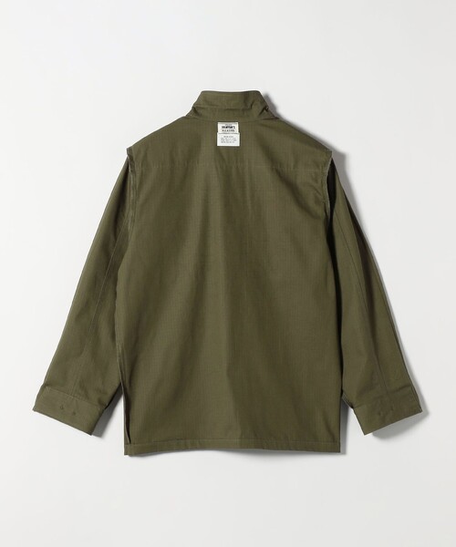 SHIPS any(シップス エニィ)の「BALMYDAYS: ミリタリー ジャケット(ミリタリージャケット・レディース・ブラック/オリーブ・ONE SIZE)」の5枚目の写真