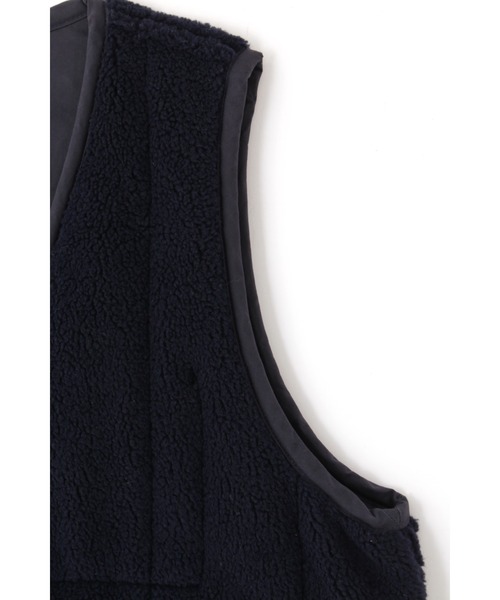 YLEVE(イレーヴ)の「LAVENHAM × YLEVE / REVERSIBLE ZIP FRONT GILET(ブルゾン・レディース・ネイビー・1)」の5枚目の写真