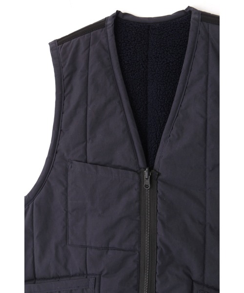 YLEVE(イレーヴ)の「LAVENHAM × YLEVE / REVERSIBLE ZIP FRONT GILET(ブルゾン・レディース・ネイビー・1)」の6枚目の写真