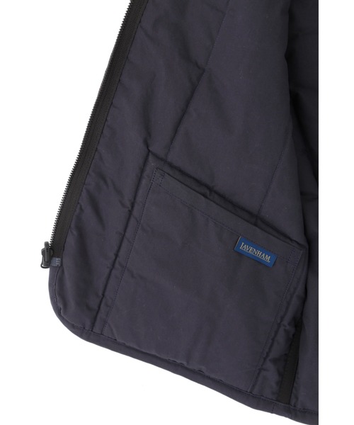 YLEVE(イレーヴ)の「LAVENHAM × YLEVE / REVERSIBLE ZIP FRONT GILET(ブルゾン・レディース・ネイビー・1)」の7枚目の写真